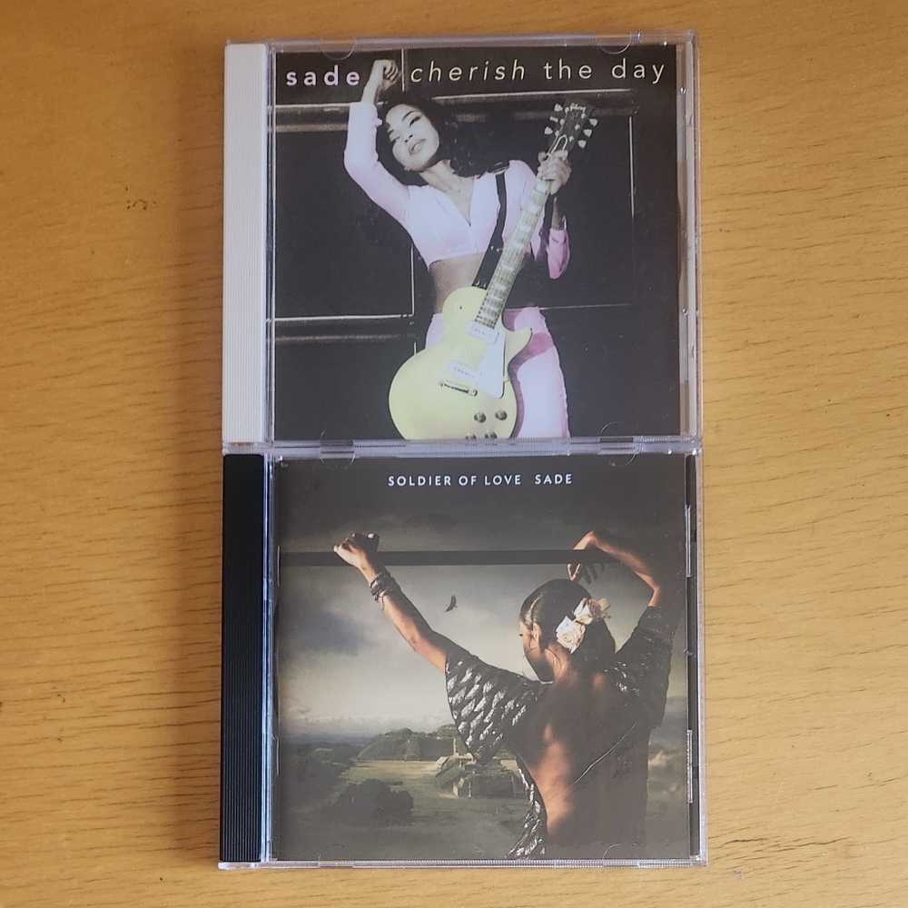 Sade "Cherish The Day", "Soldier Of Love" - CDs (Lot of 2) 